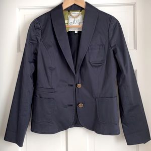 Milly for Bergdorfs Navy blazer